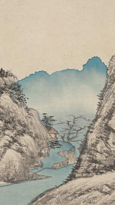 吴湖帆的淡墨山水 screenshot