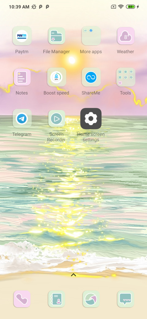 Fresh sunrise screenshot