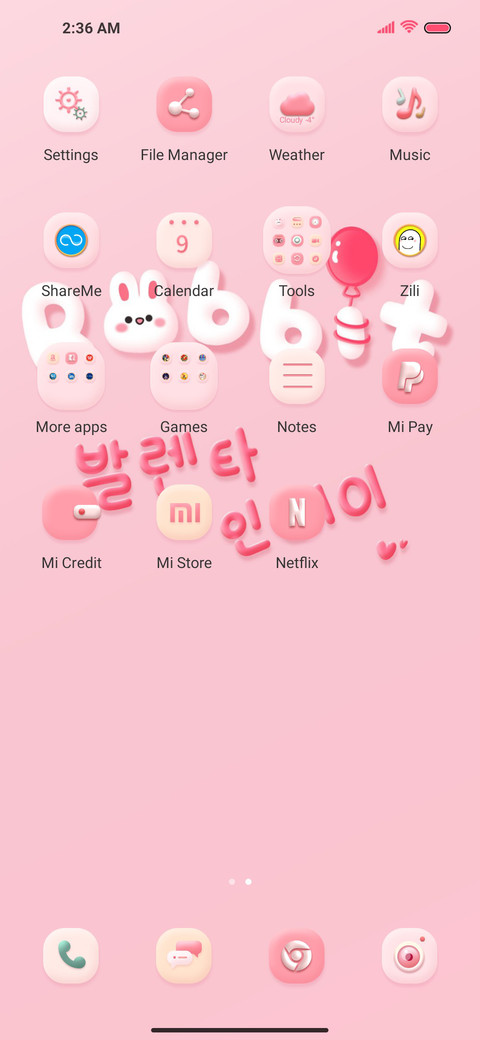 Valentine's rabbit screenshot