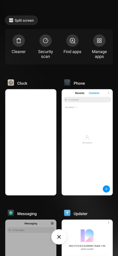 Business window screenshot