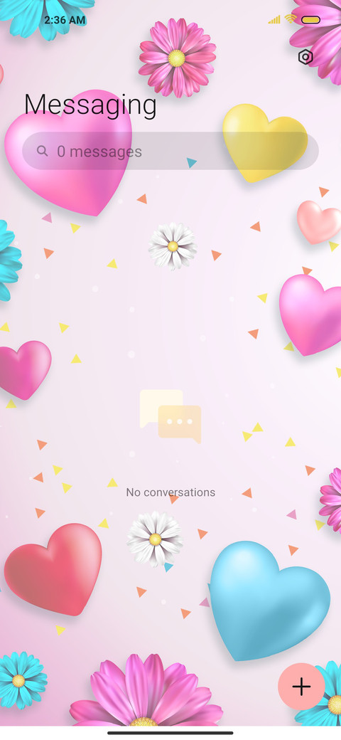 Valentine's flower screenshot