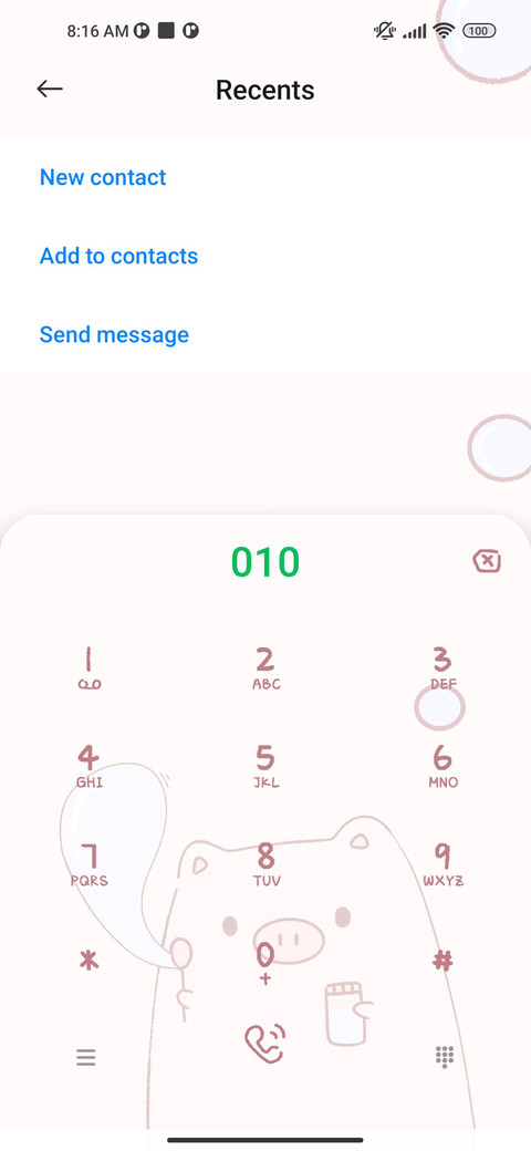 Pink pig-cute screenshot