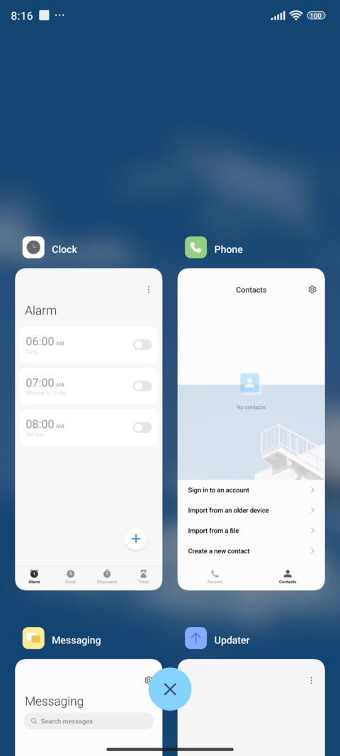 Blue Sky screenshot