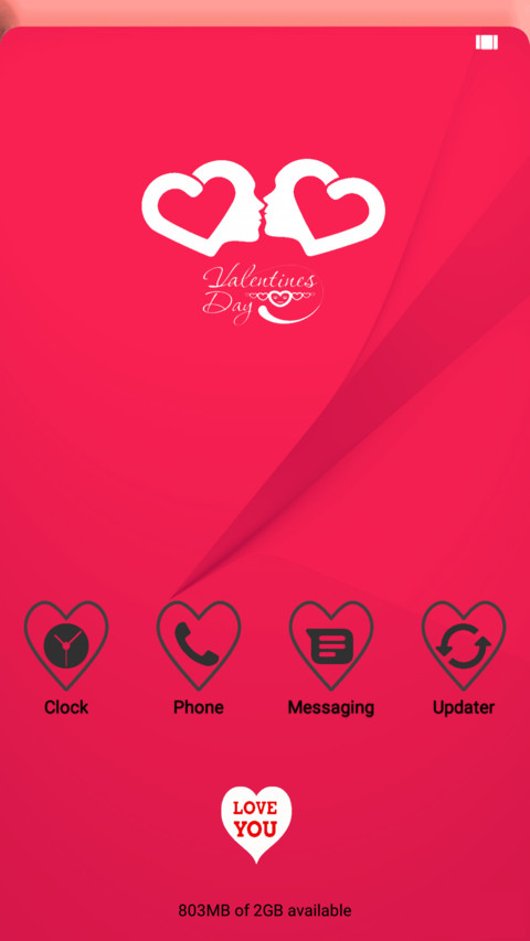 Minimal ui  love  screenshot