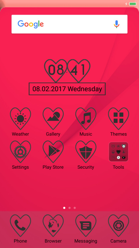 Minimal ui  love  screenshot