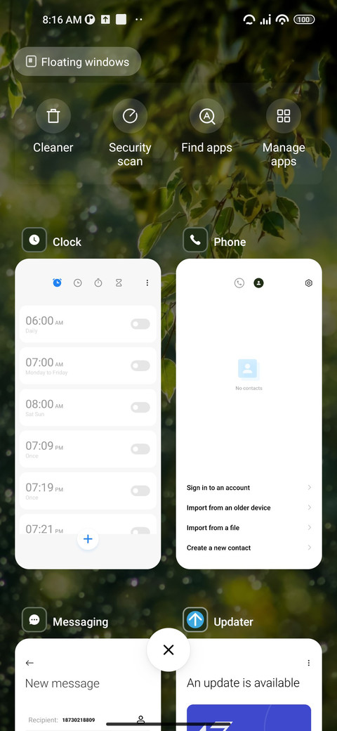 Rain screenshot