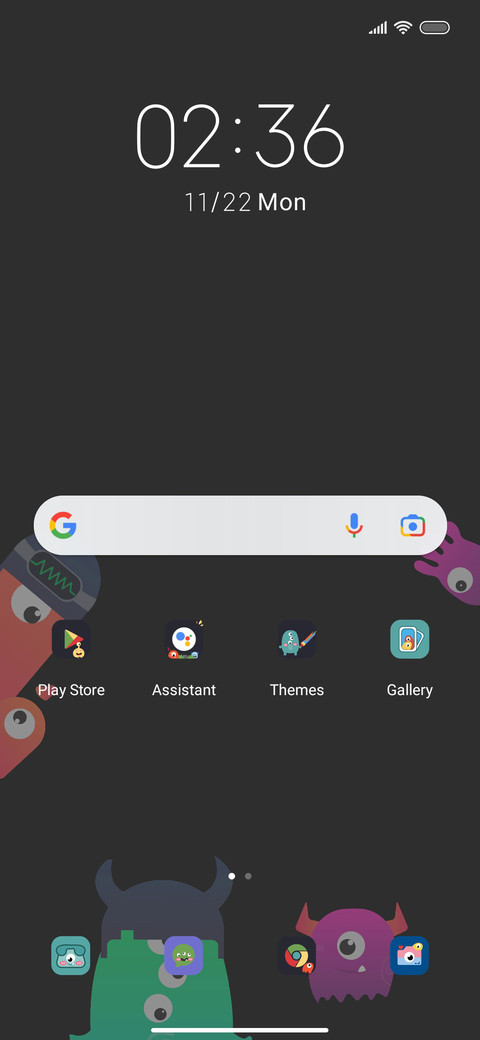 Cartoon monster screenshot