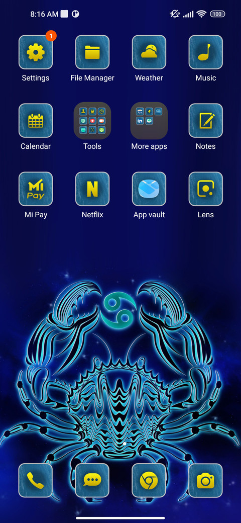 Zodiac crab screenshot