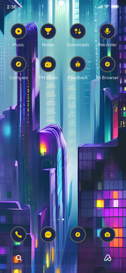 Futuristic screenshot