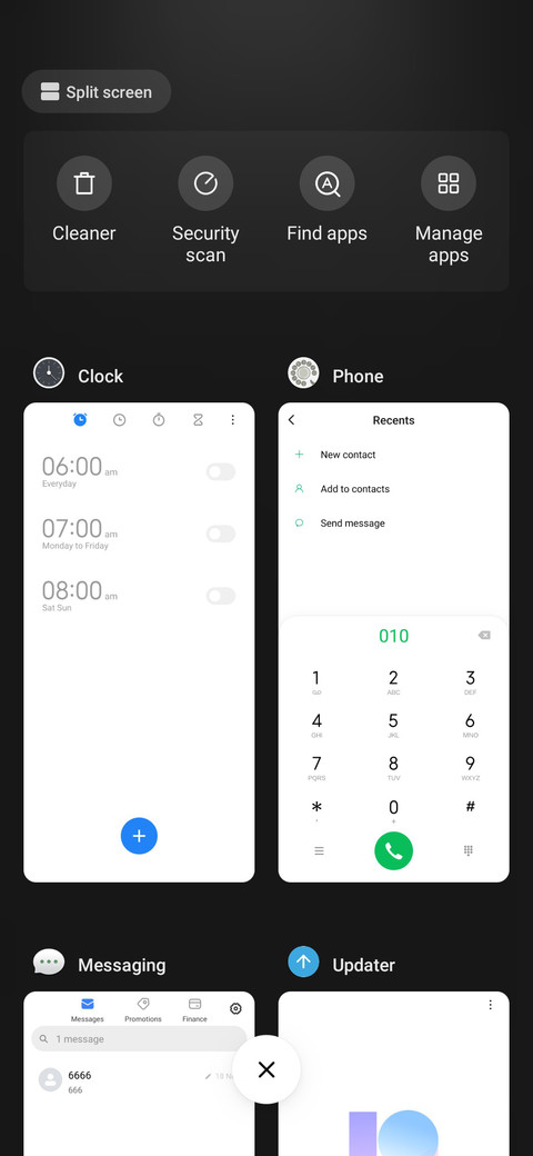 Wall calendar screenshot