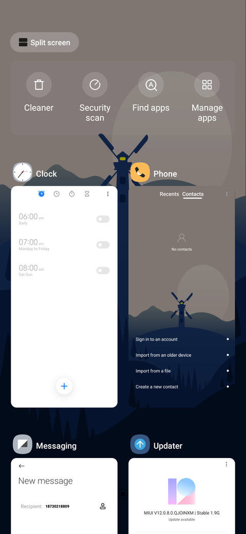 The evening breeze screenshot