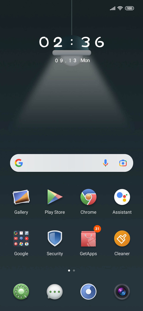 Business mottled screenshot