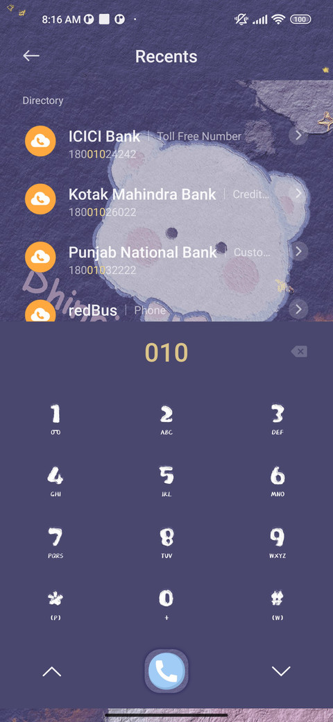 cute dial clock screenshot