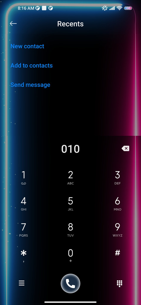 Broken screen screenshot