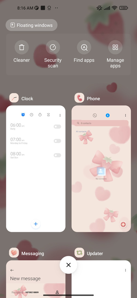 Strawberry Bowknot screenshot