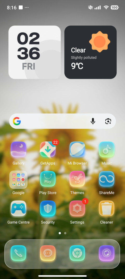 Colourful V screenshot