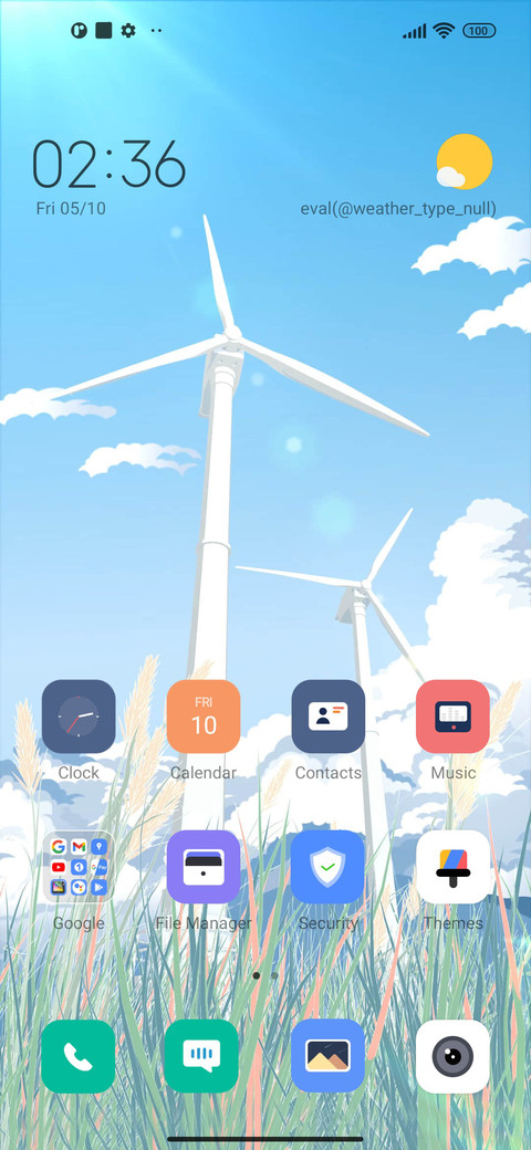 Wind screenshot