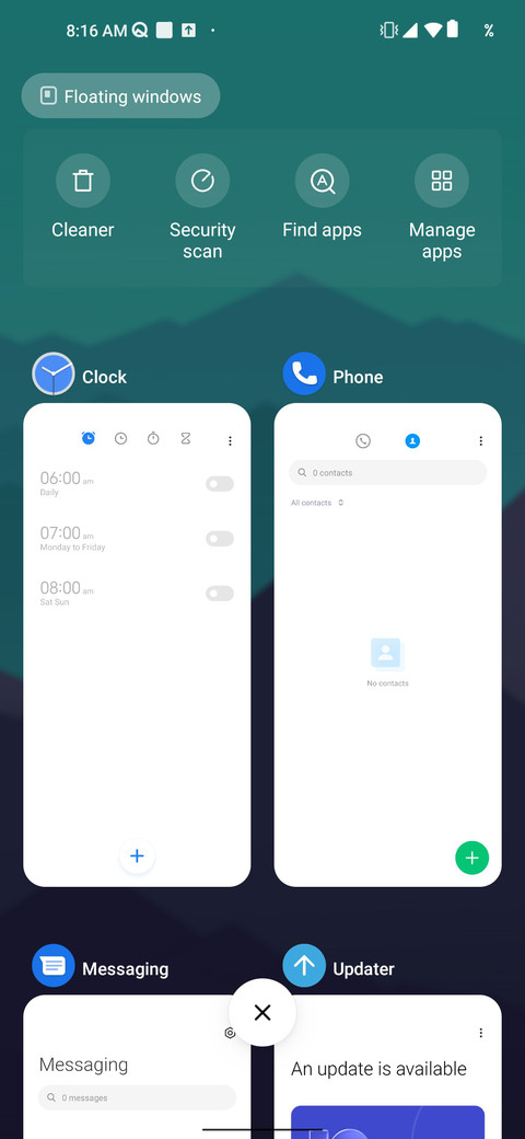 Droid T screenshot