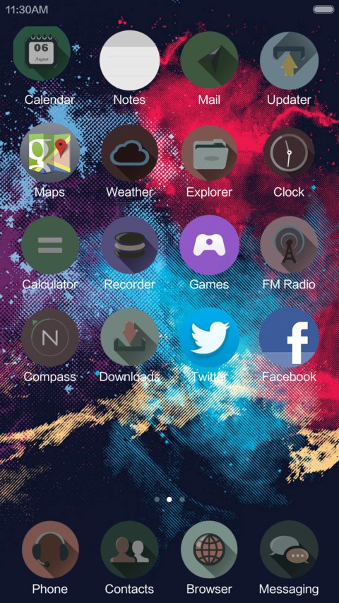Modern screenshot