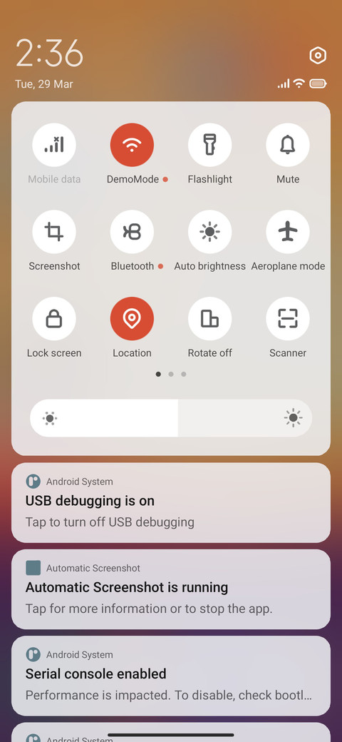 Fantom UI screenshot