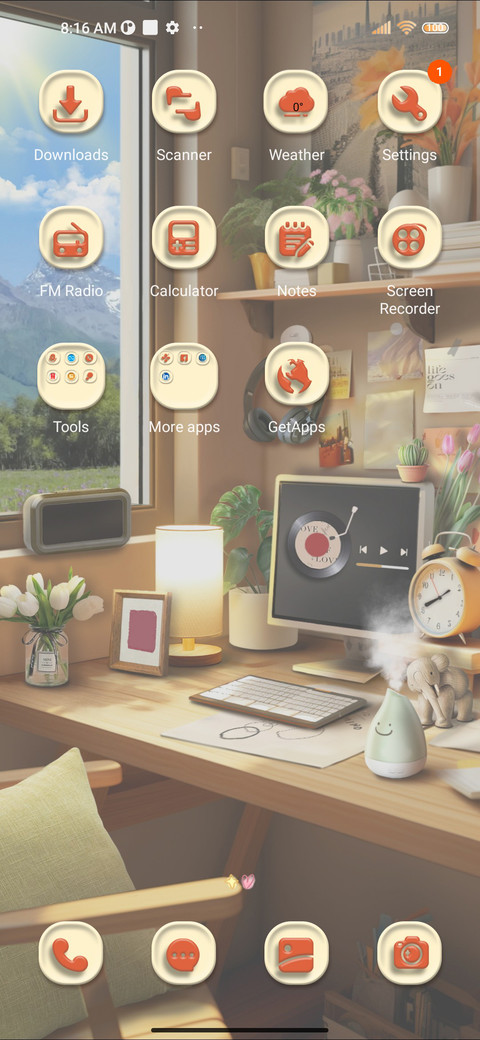 Weather sensing screenshot