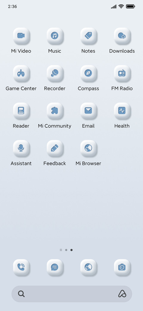 Blue mimicry screenshot