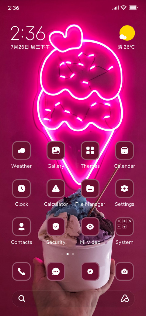 Icecream screenshot
