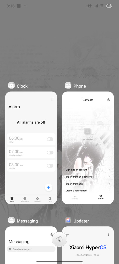 Grey Sonnet screenshot