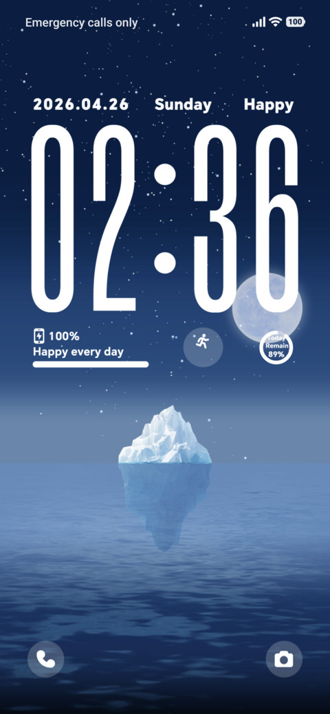 Starry Glacier screenshot