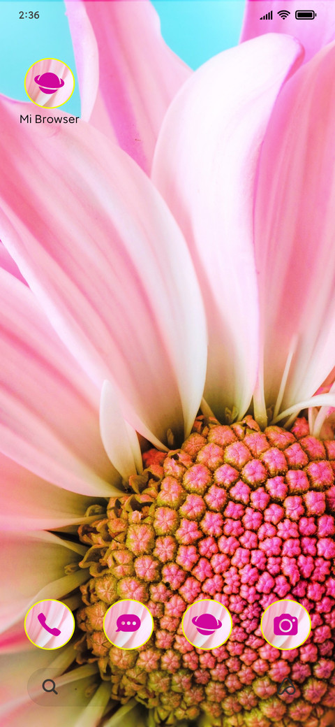 daisy pink screenshot