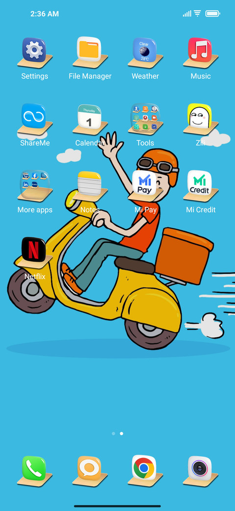 moto IZ screenshot