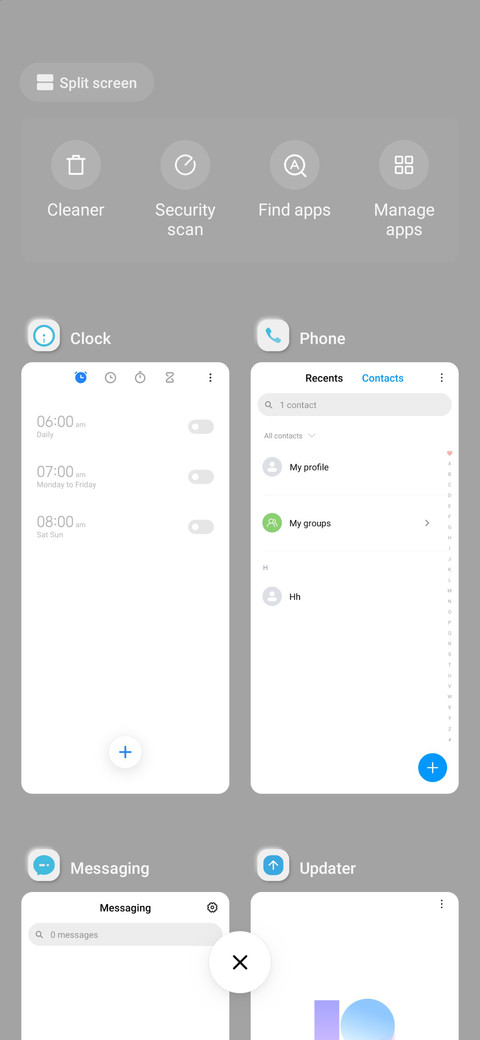 Cyan lightt screenshot