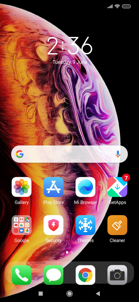 iOS 13 pro black v11 screenshot