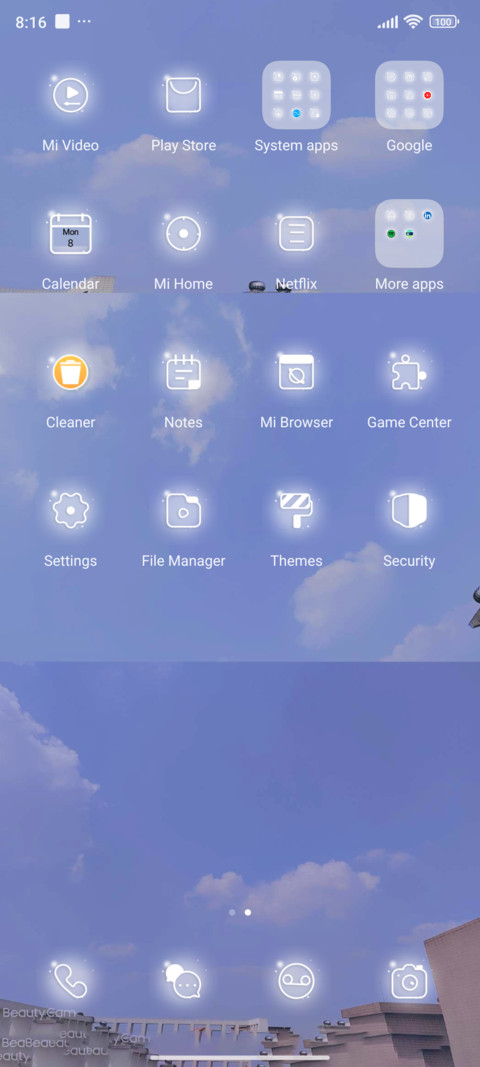 Under the blue sky screenshot