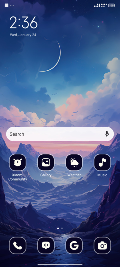 Landscape screenshot