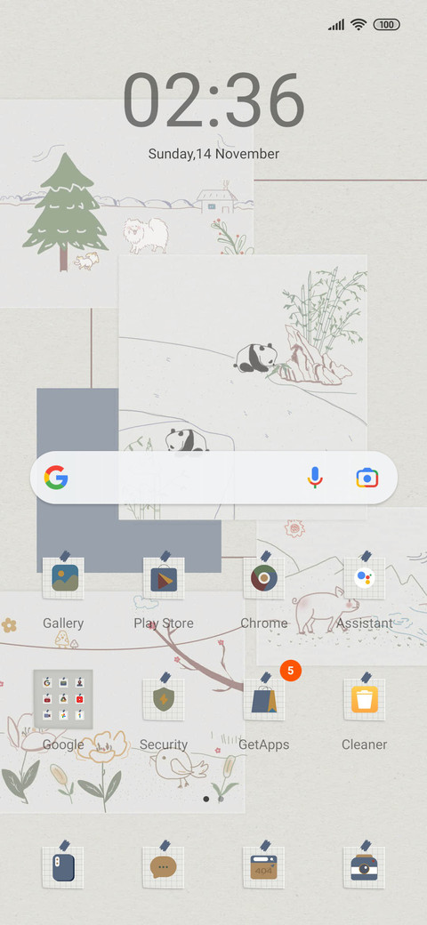 Nature stickers screenshot