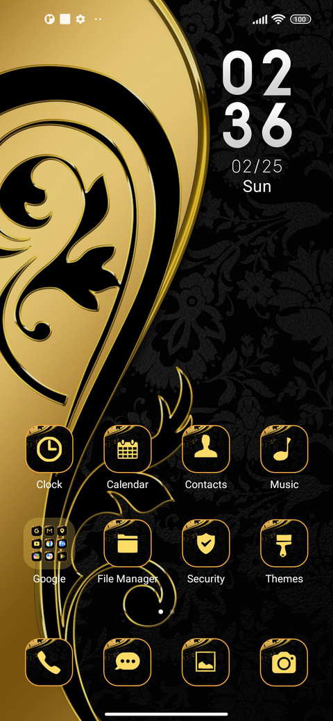 Luxury black screenshot