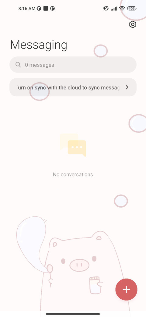 Pink pig-cute screenshot