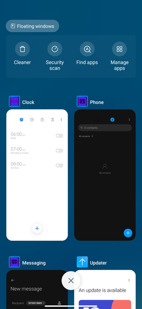 Surf Blue screenshot