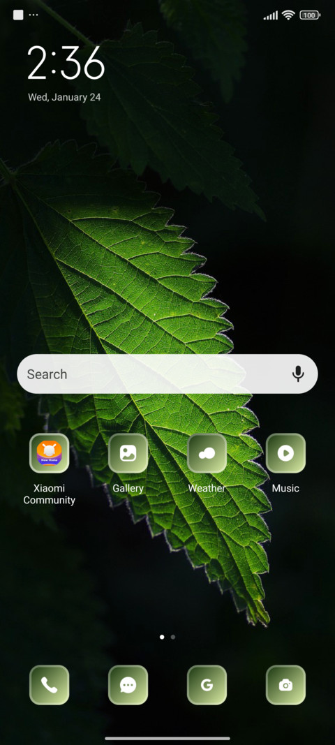 Dark Leaf screenshot