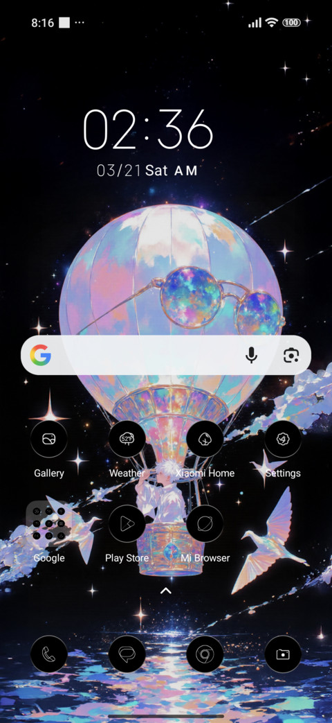 Colorful screenshot