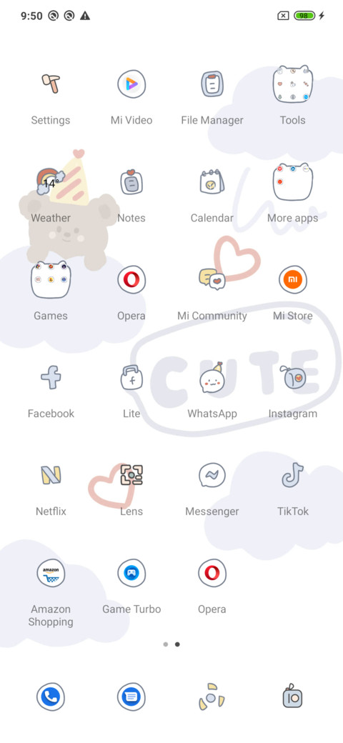 Blue simple bear screenshot
