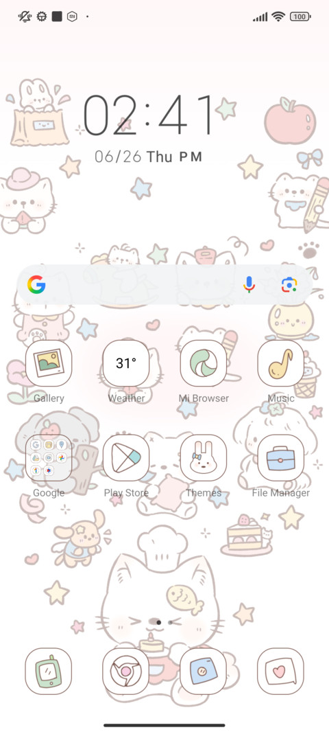 Lucky cute sticker screenshot