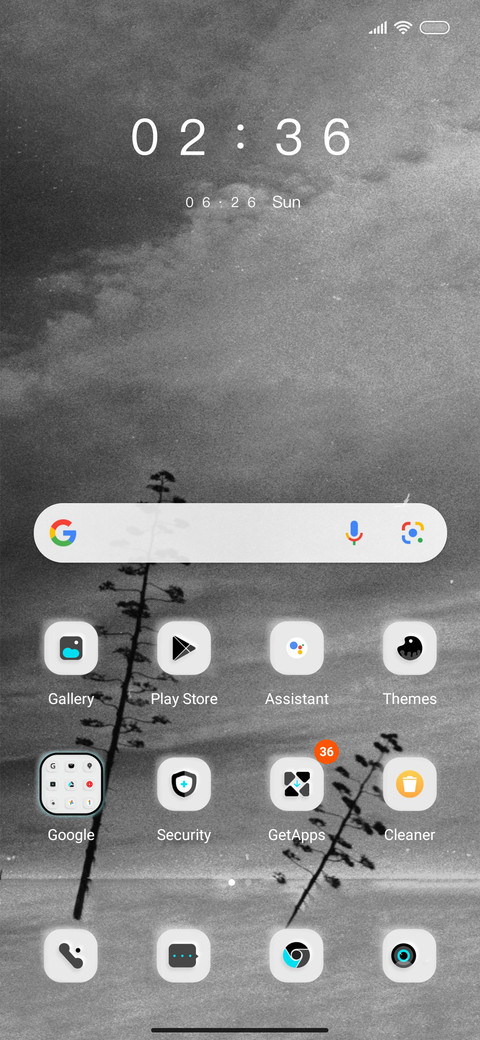 black space screenshot