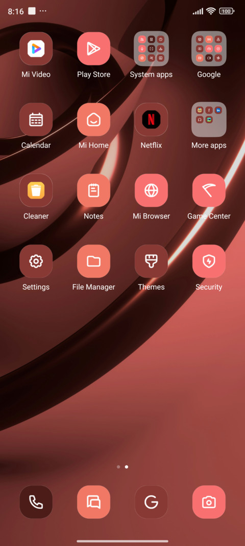 Luxury Maroon screenshot