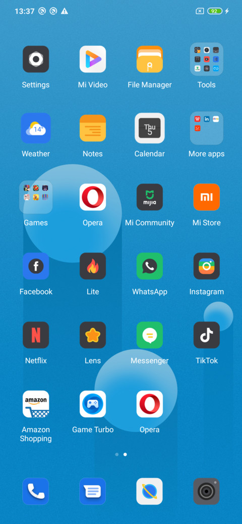 Light and ball screenshot