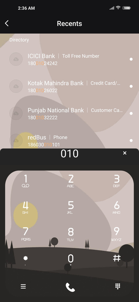 Time mapping screenshot