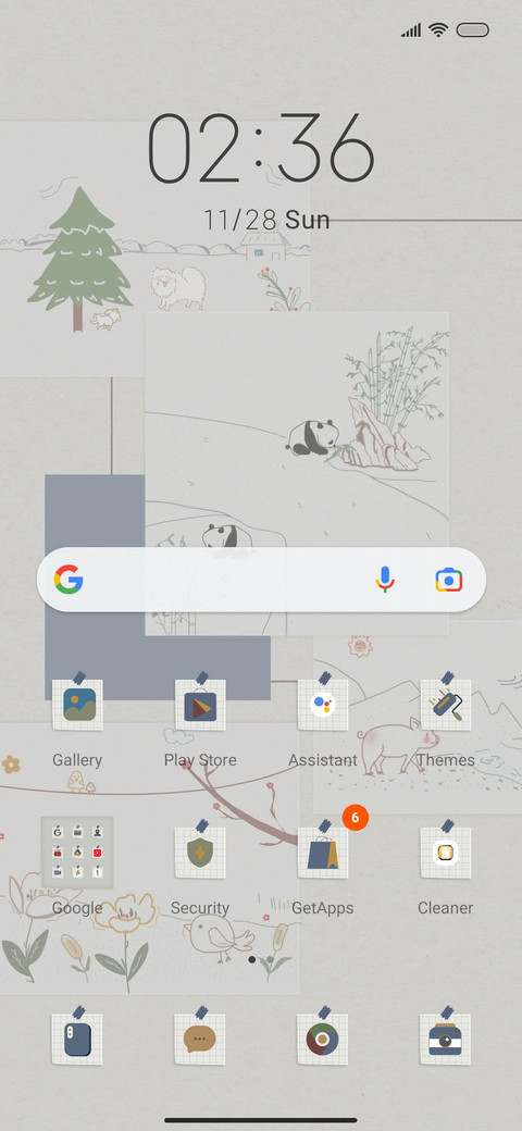 Nature stickers screenshot