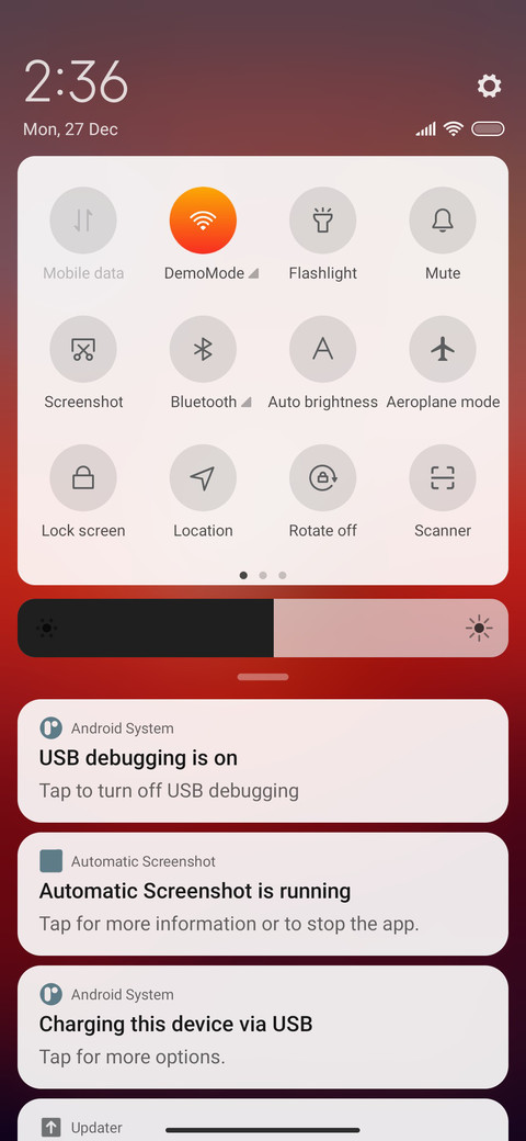 Sun screenshot
