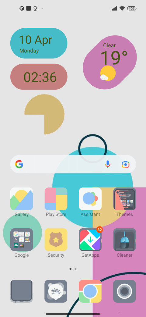 Droid pastel M14 screenshot